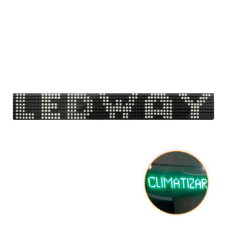 Letreiro de LED Itinerário Ledway 8 Linhas 90cm (Luminoso) - Climatizar