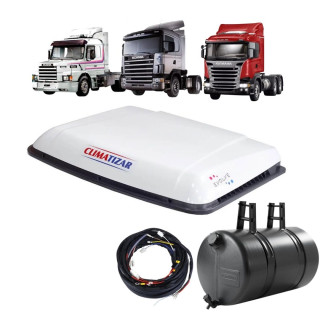 Climatizador de Ar Scania 113 Série 4 e 5 Chicote Longo Reserv. Carroceria Evolve - Climatizar